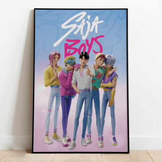 K Pop Demon Hunters K POP Demon Hunters Plakat Saja Boys  91,5 x 61 cm 45286471467181