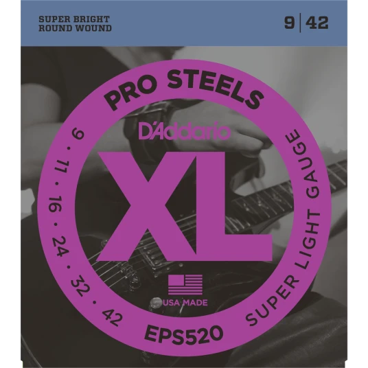 D"Addario EPS520 elgitarstrenger 009 042 rustfrie