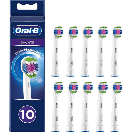 Oral-B Børstehoder 10 stk. 3D White CleanMaximize