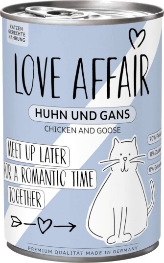 Hardys Love Affair Våtfôr Sparepakke & Gås Kylling 24 X 400 G