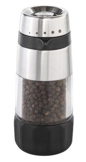 Oxo - Pepperkvern dryssfri 14 cm stål/svart