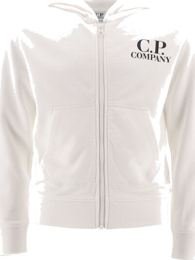 C.P. Company Cardigan Gasbind White m. Solbriller C.P. Company 8 år 128 Cardigan Hvit