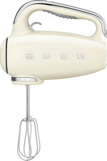 Smeg 50's Style Håndmikser 250 W med Deigkrok - Hvit HMF01CREU Smeg 50's Style Håndmikser 250 W med Deigkrok - Hvit HMF01CREU