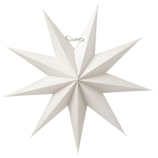 Watt & Veke Boris Christmas Star 50 cm Light Gray
