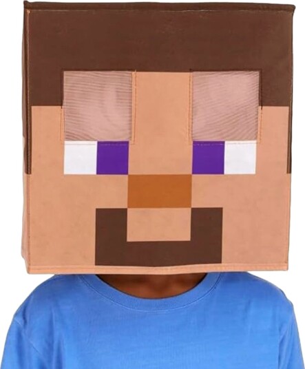 Minecraft™ Steve Maske for Barn - One size