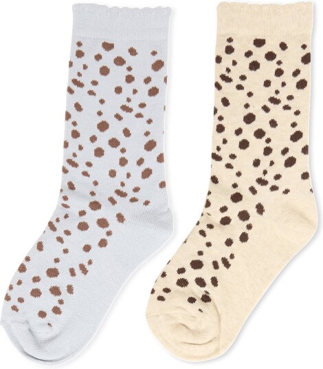 Mango 2 Pack Printed Socks LT PASTEL BLUE 28 30