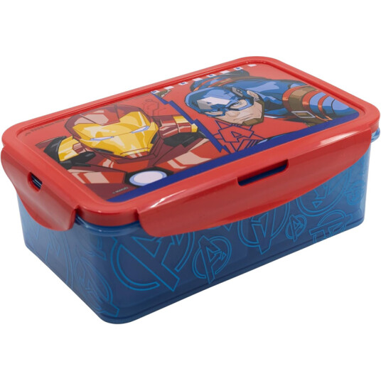 Marvel Avengers Matboks 1190 Ml Iron Man Og Captain America