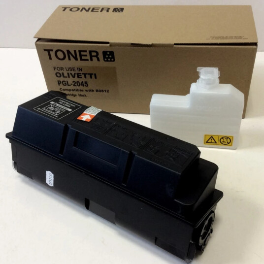 TB Toner Sort (20.000 sider) erstatter Olivetti B0812 TB Premium toner