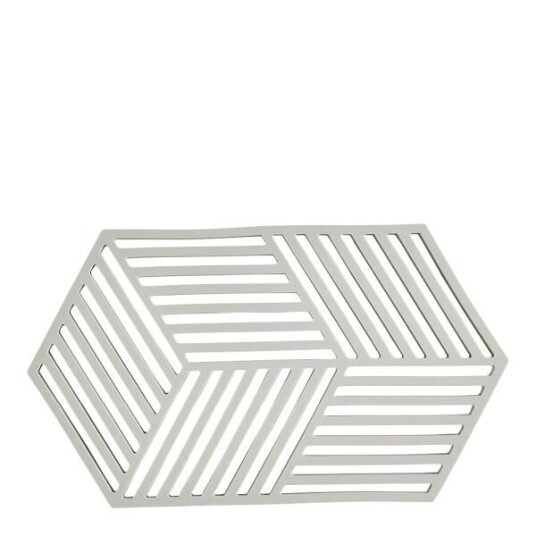 Zone Hexagon bordskåner 24 cm warm grey Zone Hexagon bordskåner 24 cm warm grey