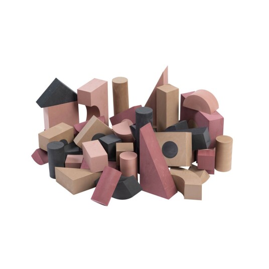 BabyTrold Byggeklosser 52 stk Dusty Rose