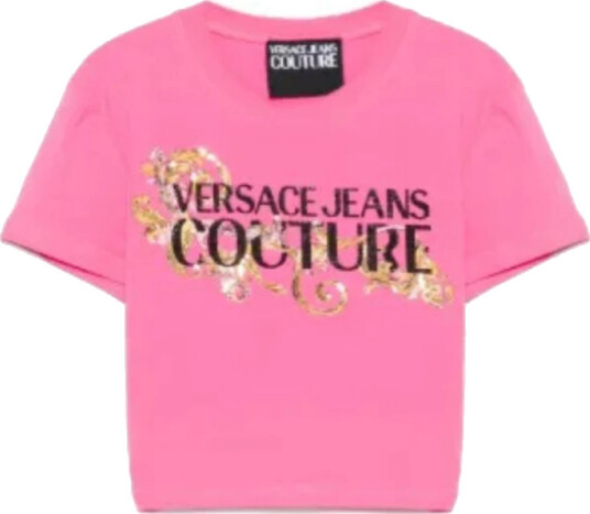 Versace Jeans Couture Dame Topper Rosa S,