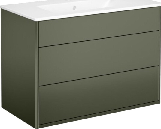 Gustavsberg Graphic møbelpakke, 80x41 cm, grønn