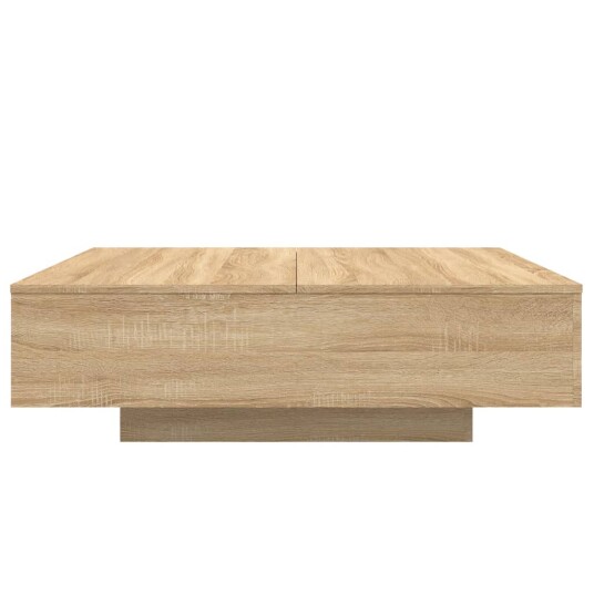Salongbord sonoma eik 100x100x31 cm konstruert tre 836597