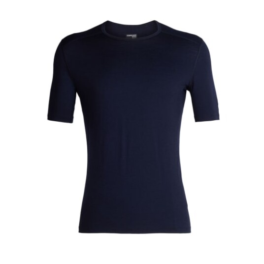 Icebreaker Men's 200 Oasis Short Sleeve Crewe Midnight Navy M Icebreaker Men's 200 Oasis Short Sleeve Crewe Midnight Navy M