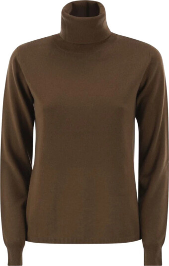 Max Mara Dame Strikkevarer Brun XS,