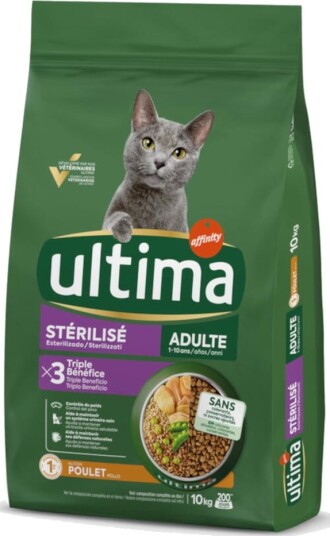Affinity Ultima Tørrfôr Adult Ultima Cat Sterilised Kylling 2 X 10 kg Affinity Ultima Tørrfôr Adult Ultima Cat Sterilised Kylling 2 X 10 kg