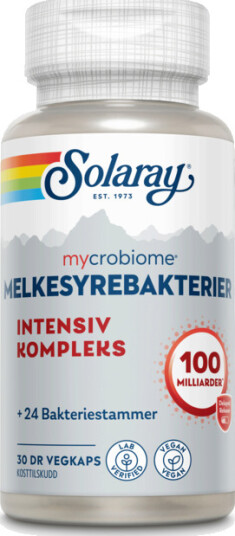 Solaray mycrobiome intensiv 30 kapsler