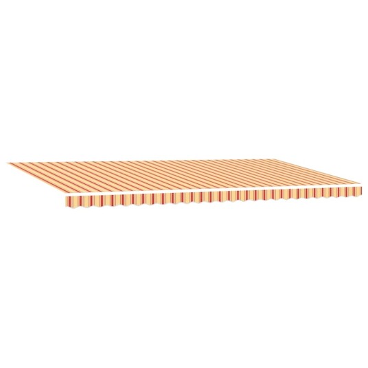 Automatisk Uttrekkbar Markise med LED Gul og Oransje 600x300 cm