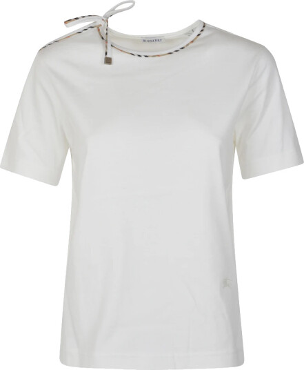 Burberry Dame Topper Hvit L,