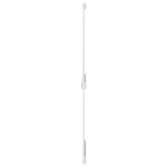 vidaXL Dør Corona Hvit 100 x 210 cm Konstruert tre