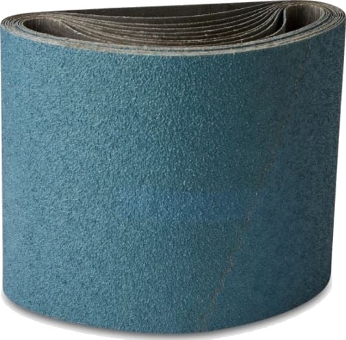 250x750 mm gulvslipebånd med slipekorn av zirkon 10 stk. Korn P36
