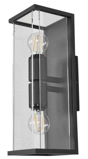 Lucande Annalea utendørs vegglampe med glass