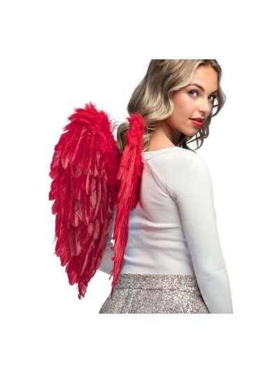 Boland - Angel Wings Foldable Red 50 x 50 cm Boland - Angel Wings Foldable Red 50 x 50 cm