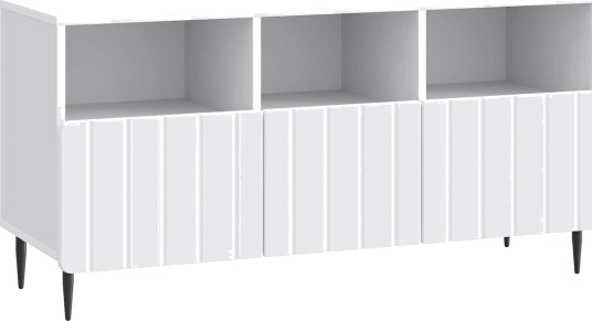  TV skap med skuff Hvit 102 x 34,5 x 50 cm Konstruert tre