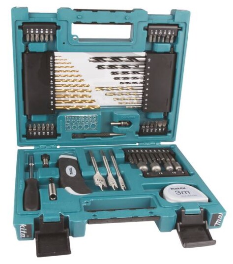 Makita Bor- Og Bitssett 71 Deler D-33691