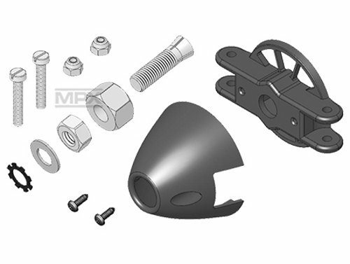 Multiplex 733508 Spinner Komplett Med Propell Adapter Panda Multiplex 733508 Spinner Komplett Med Propell Adapter Panda