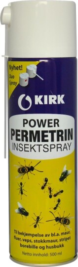 INSEKTSSPRAY POWER PERMETRIN 500ml (20) KIRK
