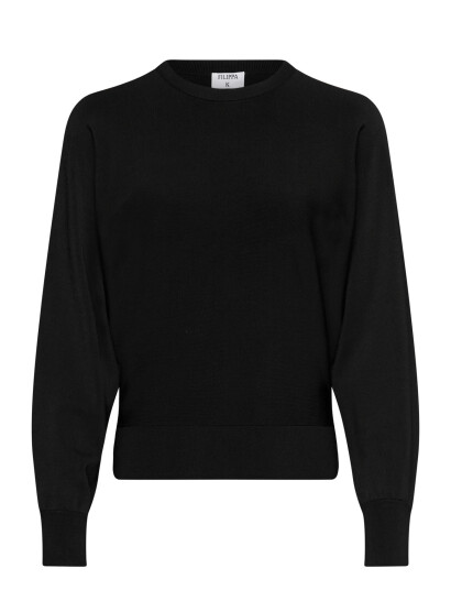 Filippa K Batwing Knit Sweater - Black - L