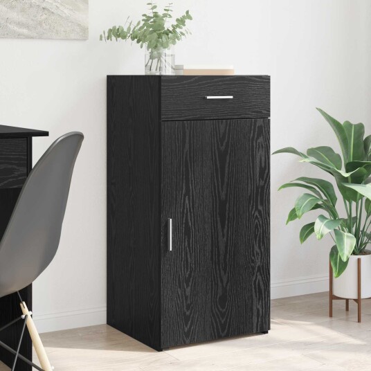 Serviesskap Svart eik 42,5 x 40 x 93 cm Konstruert tre