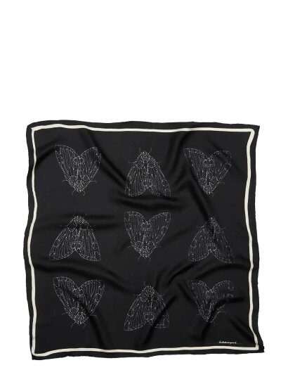 Becksöndergaard Tinea Sia Scarf Black ONE SIZE Becksöndergaard Tinea Sia Scarf Black ONE SIZE
