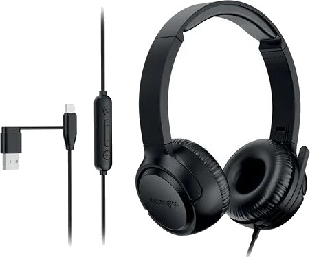 Kensington H950 EQ USB C/USB A On Ear Headset Svart