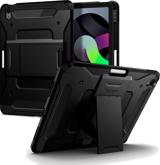 Spigen Tough Armor Pro iPad Air 4 2020/5 2022 Deksel Svart Spigen Tough Armor Pro iPad Air 4 2020/5 2022 Deksel Svart