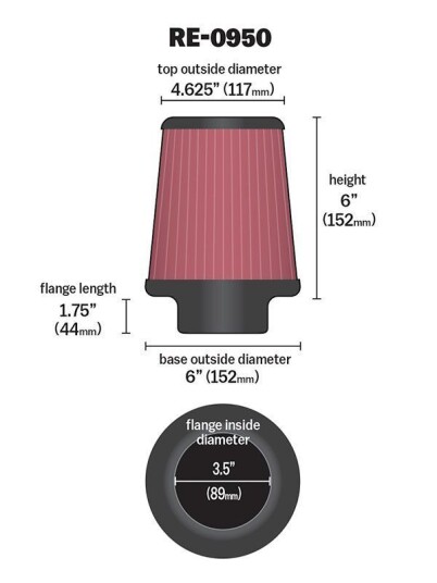 Sportluftfilter K&N Filters RE-0950