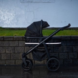 Yngri Refleksbånd Til Barnevogn Black