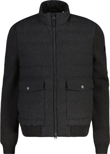 Gant Insulated Hybrid Flannel Jacket   BLACK GREY   3XL
