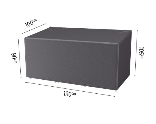 Platinum AeroCover Møbeltrekk Aerocover Anthracite 190 x 100 x 105-90 cm Grå