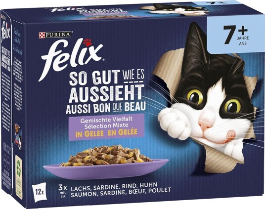 Felix Latz As Good As It Looks Senior Porsjonsposer Okse Kylling Sardin Laks 48 X 85 G