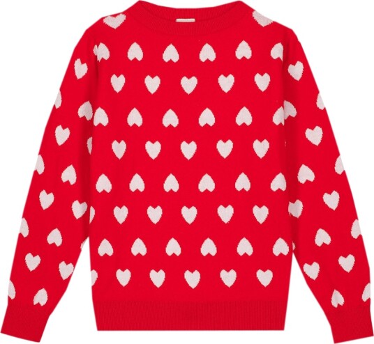 Bonton Genser Strikk Paula Coeur Rouge Bonton 4 år 104 Genser Rød Bonton Genser Strikk Paula Coeur Rouge Bonton 4 år 104 Genser Rød