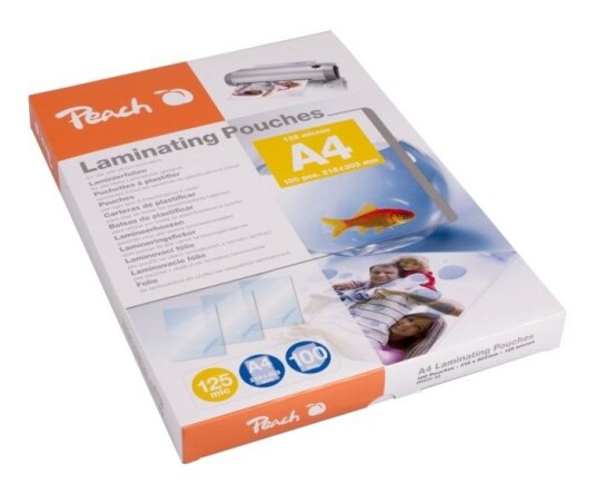 Peach Lamineringslommer A4 100 stk.