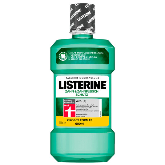 600 ml. Listerine Fresh Mint Munnvann Tann + tannkjøttbeskyttelse 600 ml. Listerine Fresh Mint Munnvann Tann + tannkjøttbeskyttelse