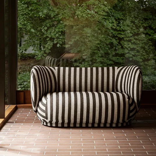 Ferm Living Rico 2 seter sofa Louisiana Sand/Black Ferm Living Rico 2 seter sofa Louisiana Sand/Black