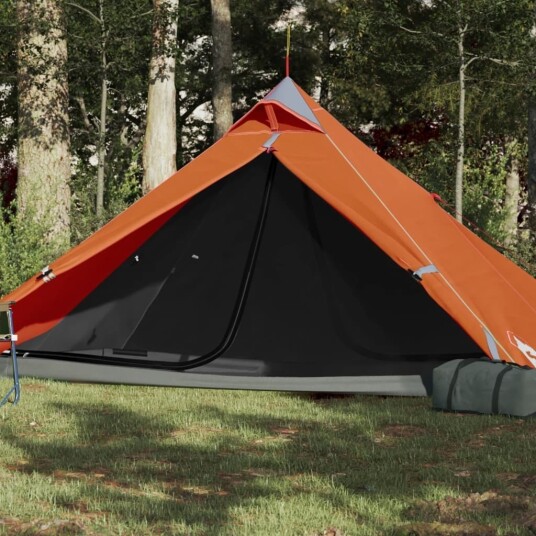 Hengende telt tipi 1 person oransje vanntett