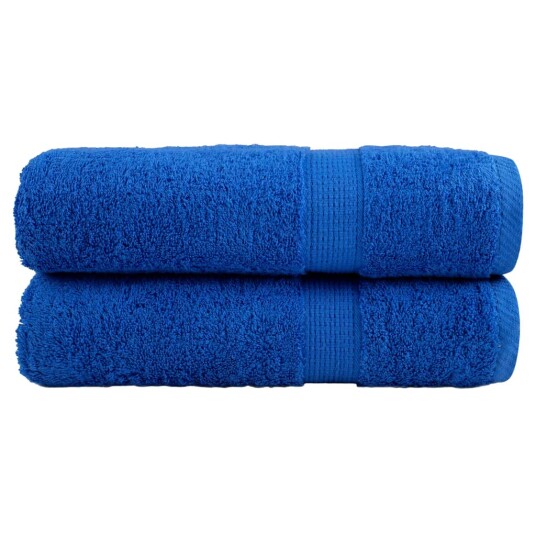 Premium håndklær SOLUND 2 stk blå 50x100 cm 600gsm Premium håndklær SOLUND 2 stk blå 50x100 cm 600gsm