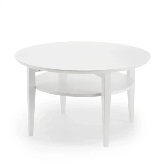 Torkelson Tango salongbord Ø90 cm hvit