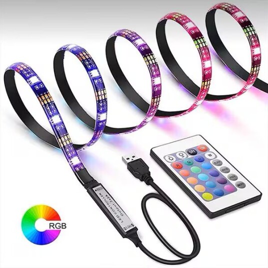 United LS2534 LED stripe 3m med fjernkontroll