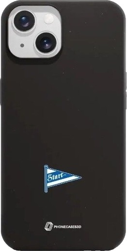 Phonecases3D iPhone 15 IK Start komposterbart deksel, svart